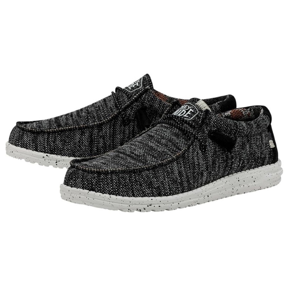 Hey Dude Men's Gray Slip-On Loafers